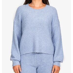 Hippie Rose Juniors Balloon Sleeve Sweater, X-small, women long sleeve New